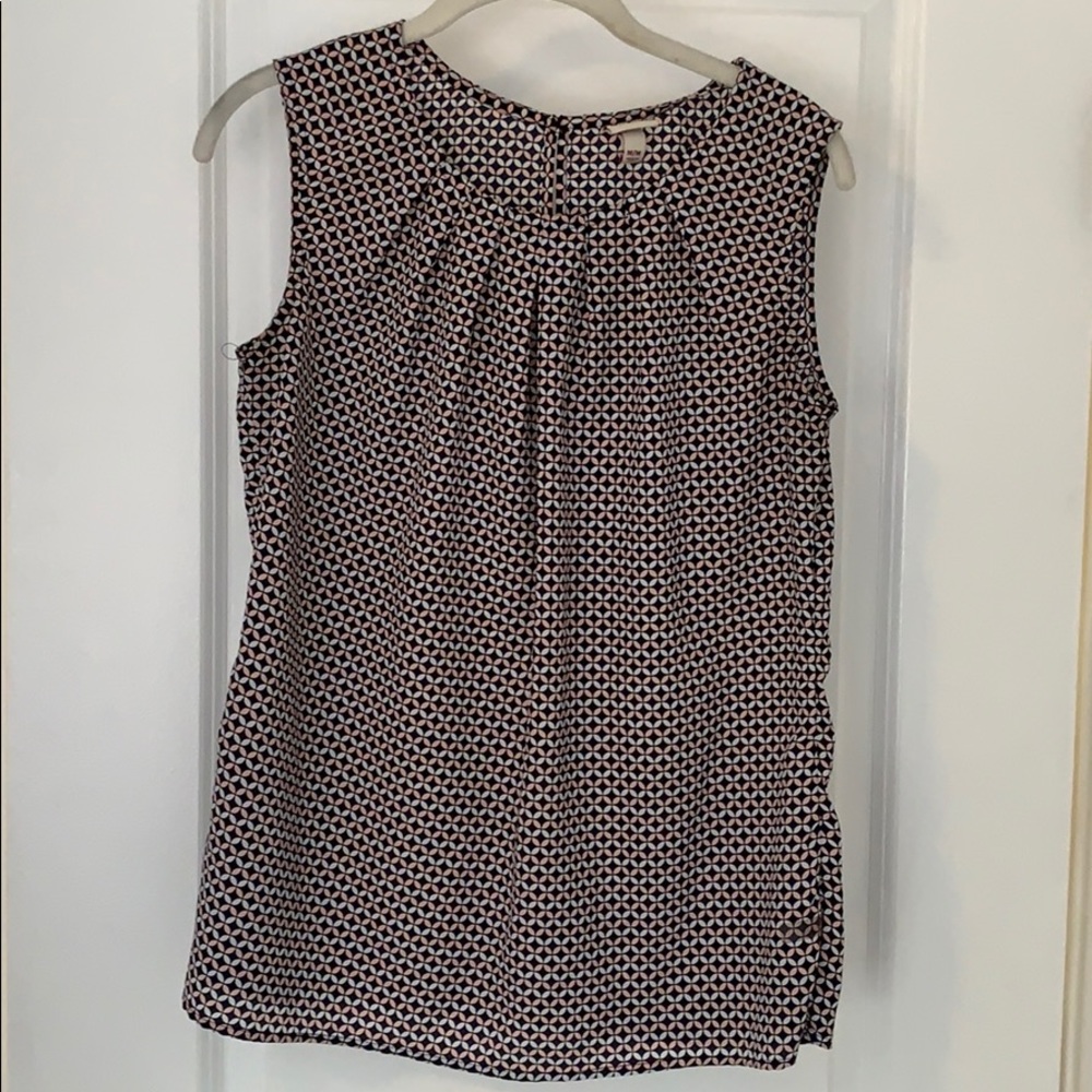 Cute navy/pink blouse